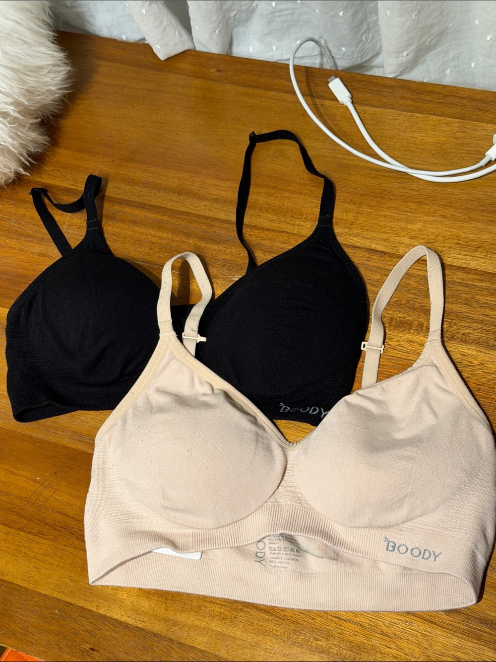 2 Boody bras